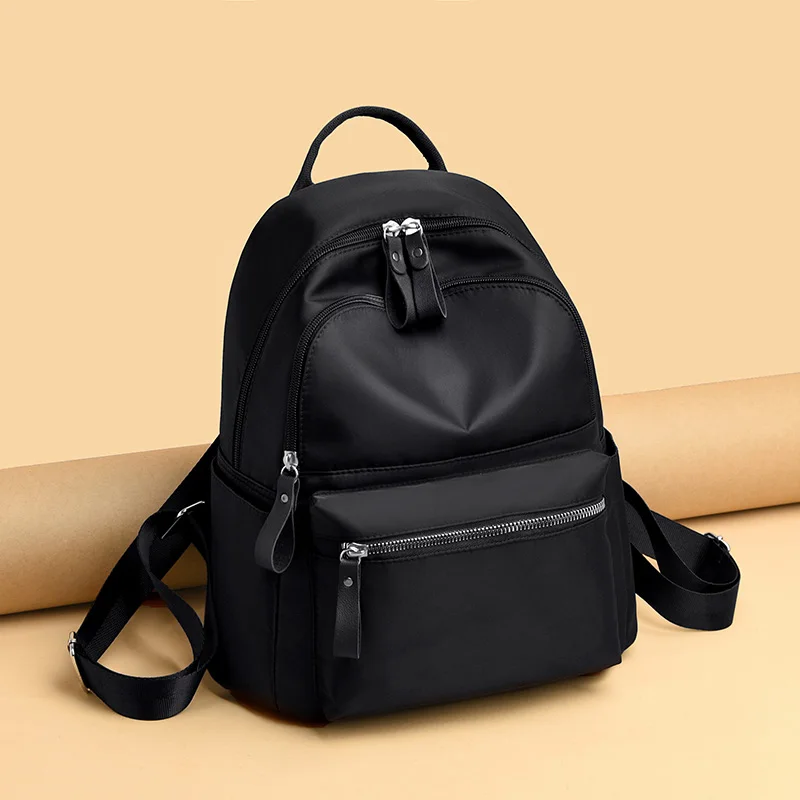 Fabra Cool Retro Multi-Functional Backpack Large Capacity Nylon Backpack Women Travel Shopping Women Casual Daypack Bagpacks