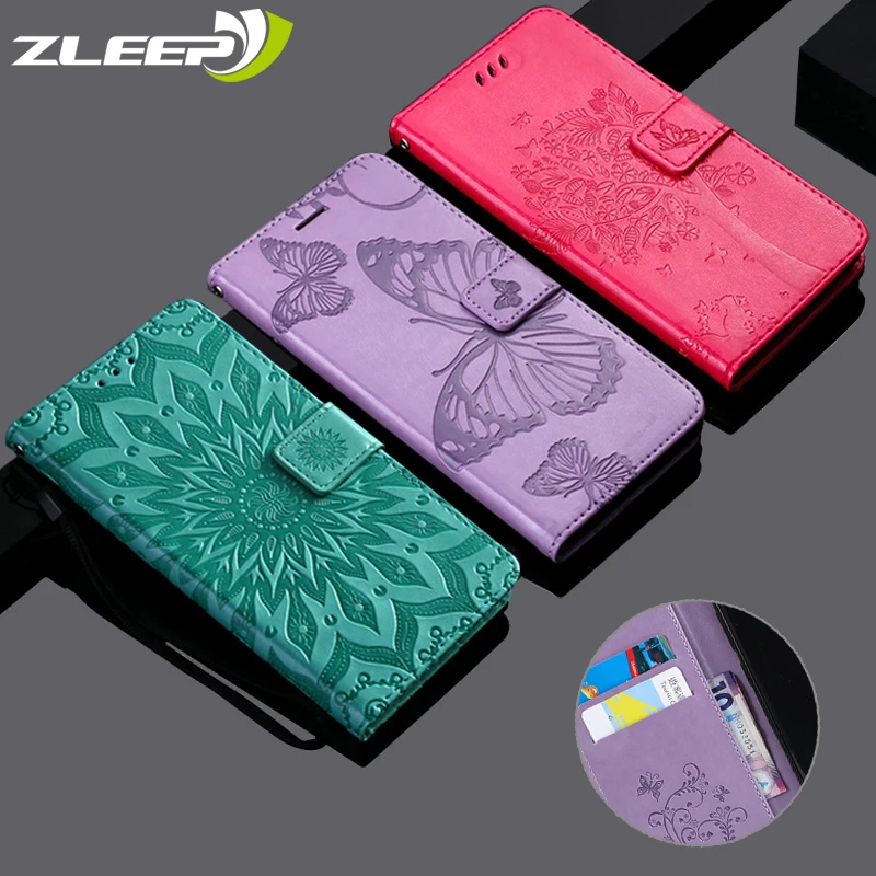 

Luxury Card Holder Case For Moto G7 Plus 3D Printed Leather Coque For Motorola G7 Play Power Flip Wallet Stand Phone Bags Cover