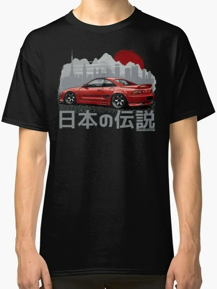 Мужская черная футболка JDM Legend MR2 новинка 2020 | одежда