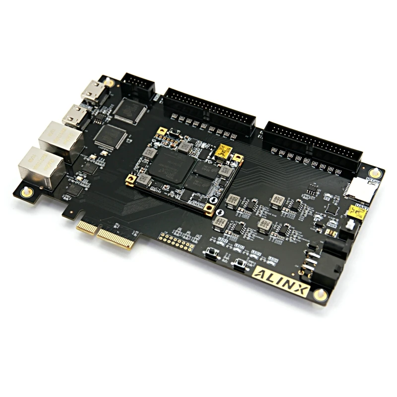 US $389.00 Alinx XILINX A7 FPGA Black Gold Development Board core Board Artix7 PCIE X4 AX7103