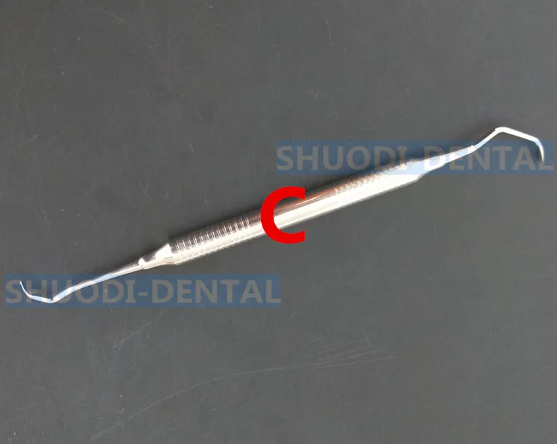 2 Piece of C Зубной имплантат Sinus Лифт Инструмент из нержавеющей стали(6 типов на ваш выбор - Цвет: 2 Piece of C