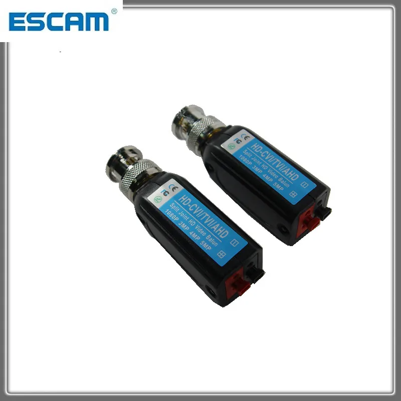 ESCAM 210B Диапазон 200 м для HD CVI/AHD/TVI витые BNC CCTV пассивные приемопередатчики Cat5 UTP