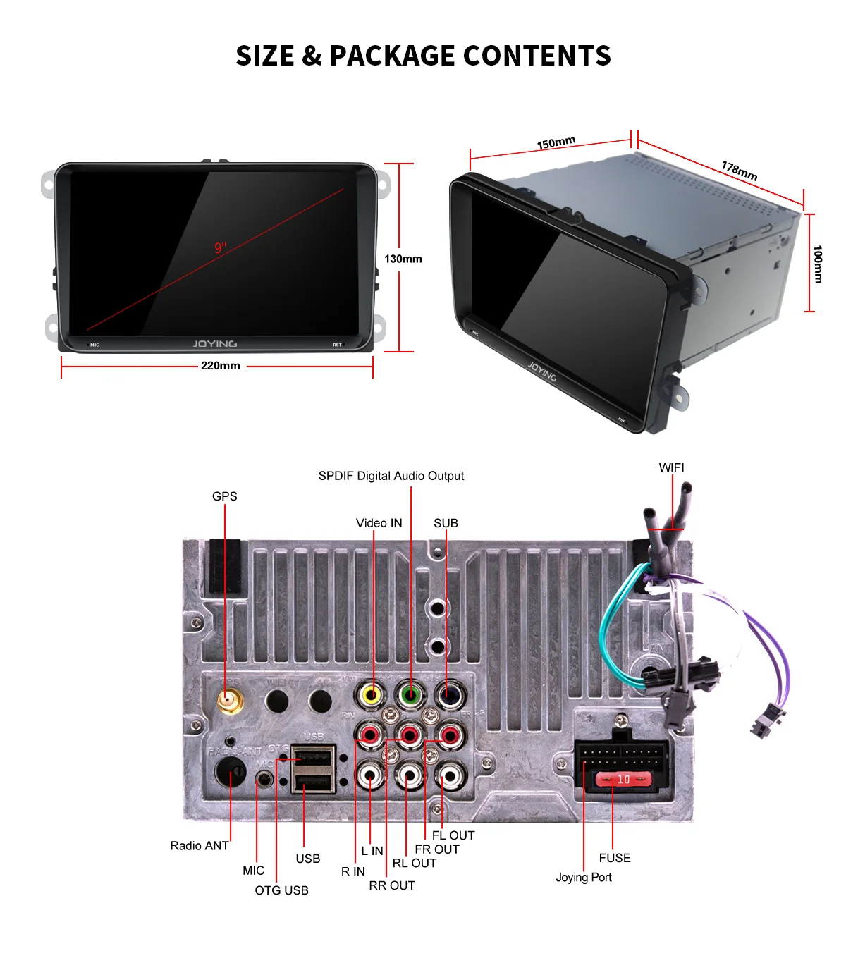 Clearance JOYING 2GB RAM Android 8.1 car autoradio stereo DSP for Golf Caddy EOS head unit for Passat Polo Tiguan GPS player for Skoda 14