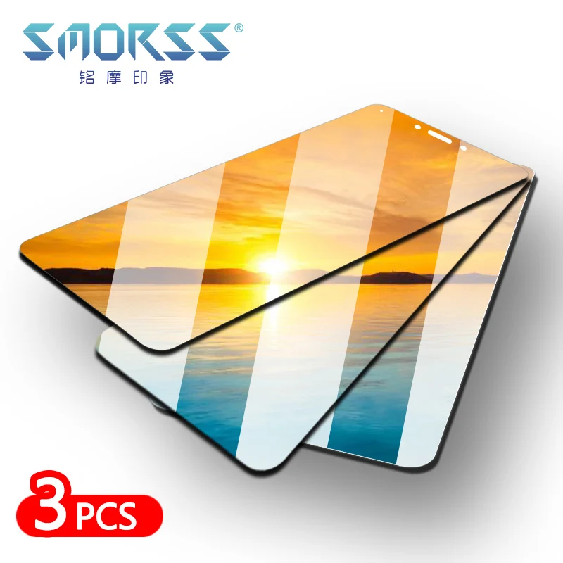 

SMORSS 2 PCS Phone Protection Film for Xiaomi Redmi Note 4X Full Screen Protective Tempered Glass Phones Films for redmi note 4x