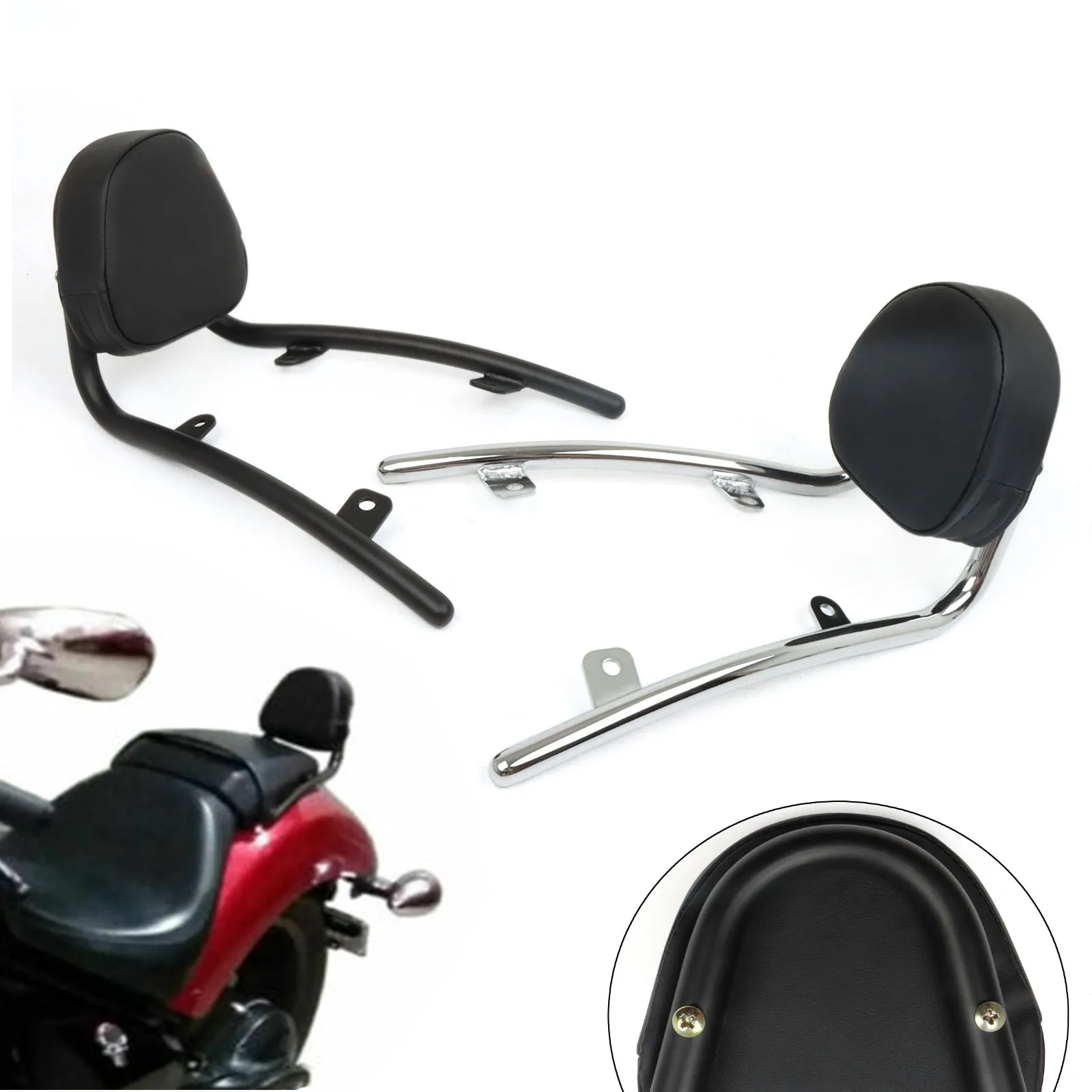 The latest design style 2010 Fury Sissy Bar from pipe with pad and