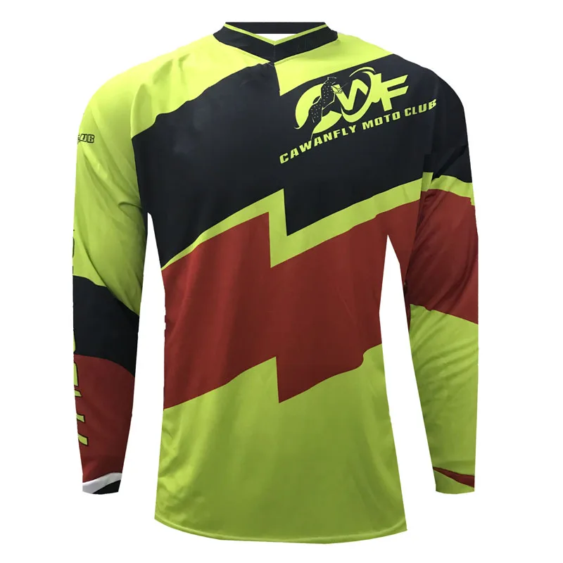 Мужские воздушно-желтые гоночные Джерси RF для гоночных гонок MX ATV MTB внедорожный