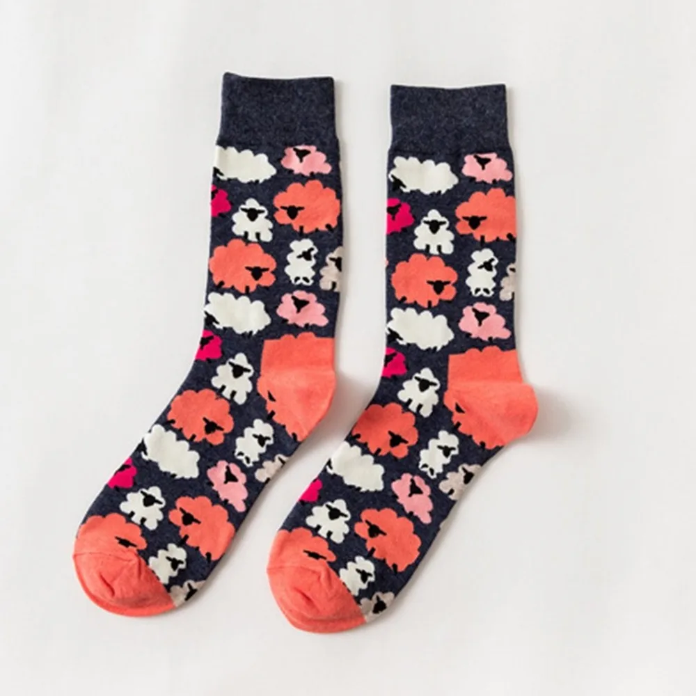 Harajuku/женское растение кактус с узором, носки с кактусами, растительный шар, кактус, Harajuku, для девочек, хлопковые носки, Chaussettes Femme