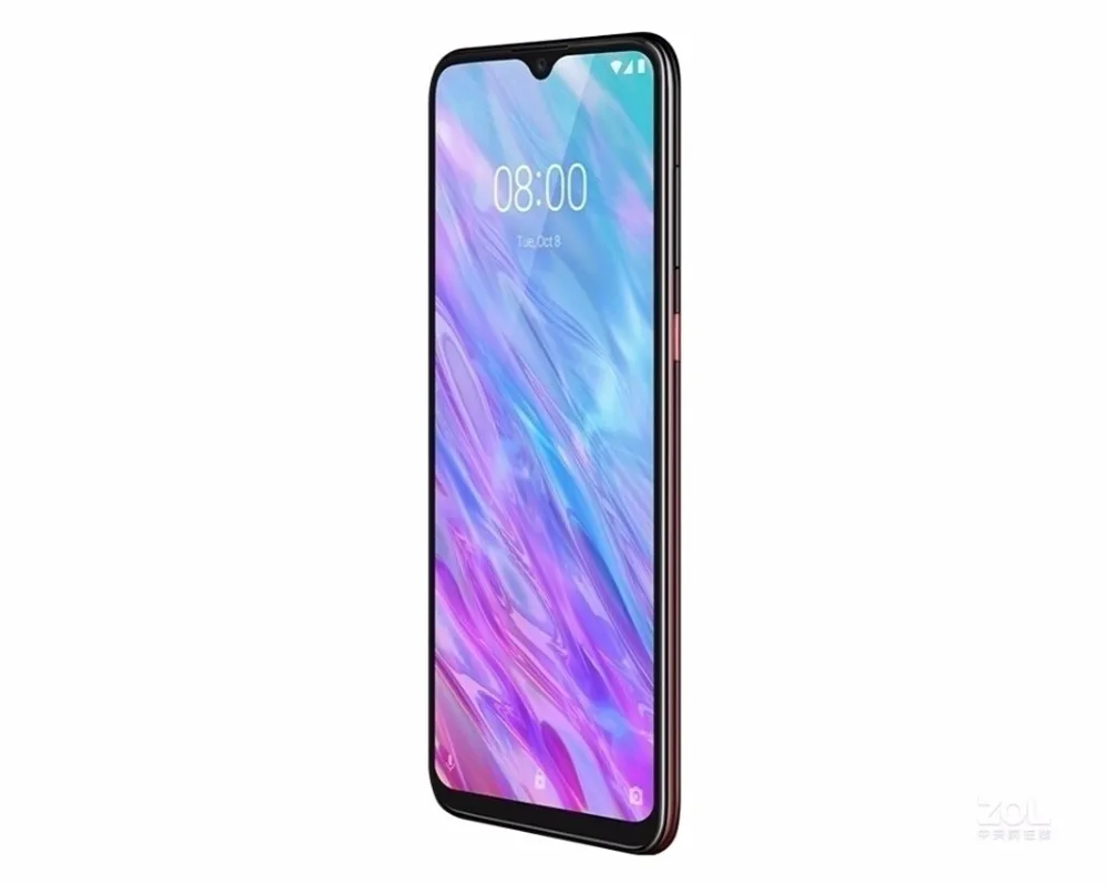 Смартфон zte Blade 20 6,4" Helio P60, четыре ядра, 4 Гб ОЗУ, 128 Гб ПЗУ, Android 9,0, МП, отпечаток пальца