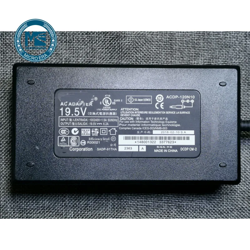 ТВ адаптер питания для sony ACDP-120N02 19.5V6.2A