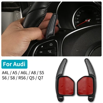 

2PCS Car Steering Wheel Paddle Extend DSG Direct Shift Gear Paddle Extension B-type For AUDI A4 A3 A5 S3 S4 S5 Q7 TT TTS