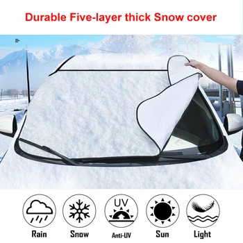 

100x148cm Thicken Durable Car Windscreen Cover Heat Sun Shade Anti Snow Frost Ice Shield Dust Protector Universal Car Cover