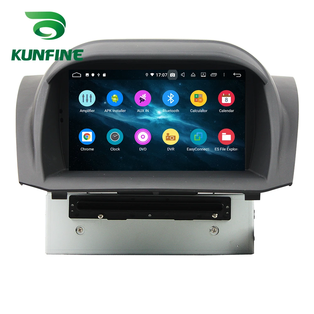 Android 9,0, четыре ядра, 4 Гб ОЗУ, 64 Гб ПЗУ, автомобильный DVD, gps, мультимедийный плеер, стерео, для Ford Fiesta, 2013-, радио, головное устройство