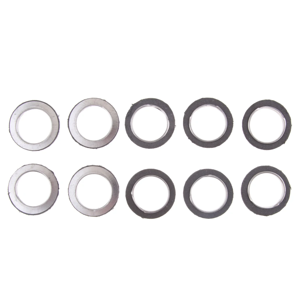 10x Exhaust Muffler Silencer Pipe Gasket For Yamaha 50 125 200 250cc