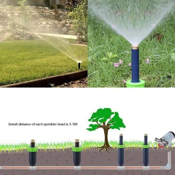 

Sprinkler Garden Irrigation Dripper Drip Head Irrigation Sprinklers Auto Pop-up Spray Water Dripper Head 360 / 180 / 90 Degree
