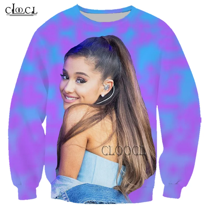 HX Newest Singer Ariana Grande 3D Print Sweatshirts 1
