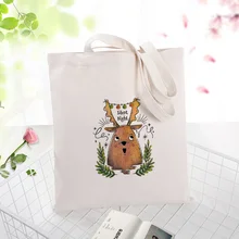 Холщовая Сумка-тоут, Рождественская печать логотипа, ежедневное использование текста, сделай сам, праздничная подарочная сумка, эко многоразовая хозяйственная сумка, переработанная сумка