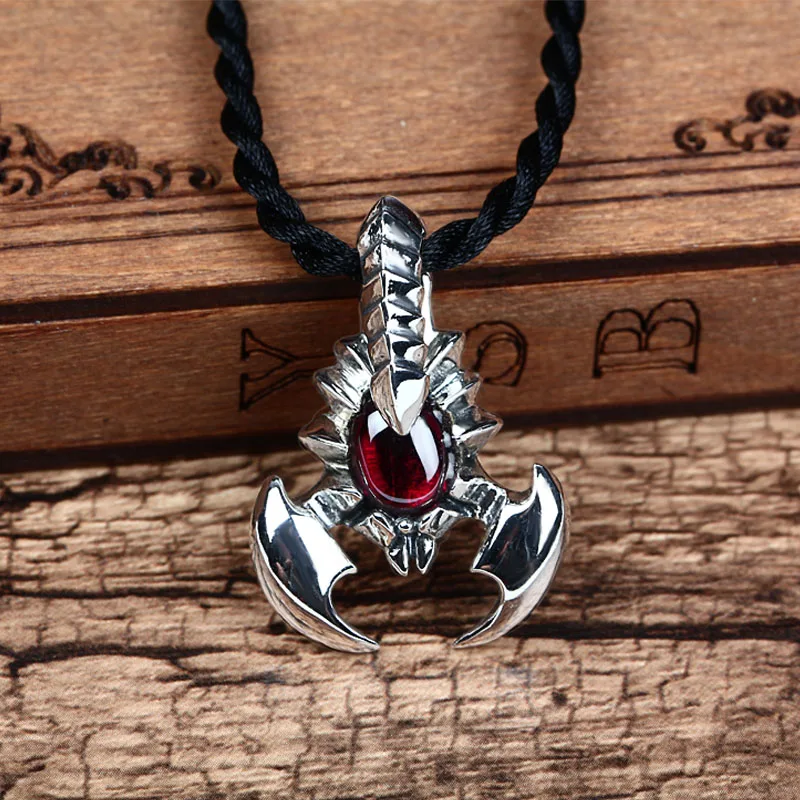 925 Sterling Silver Scorpion Pendant 