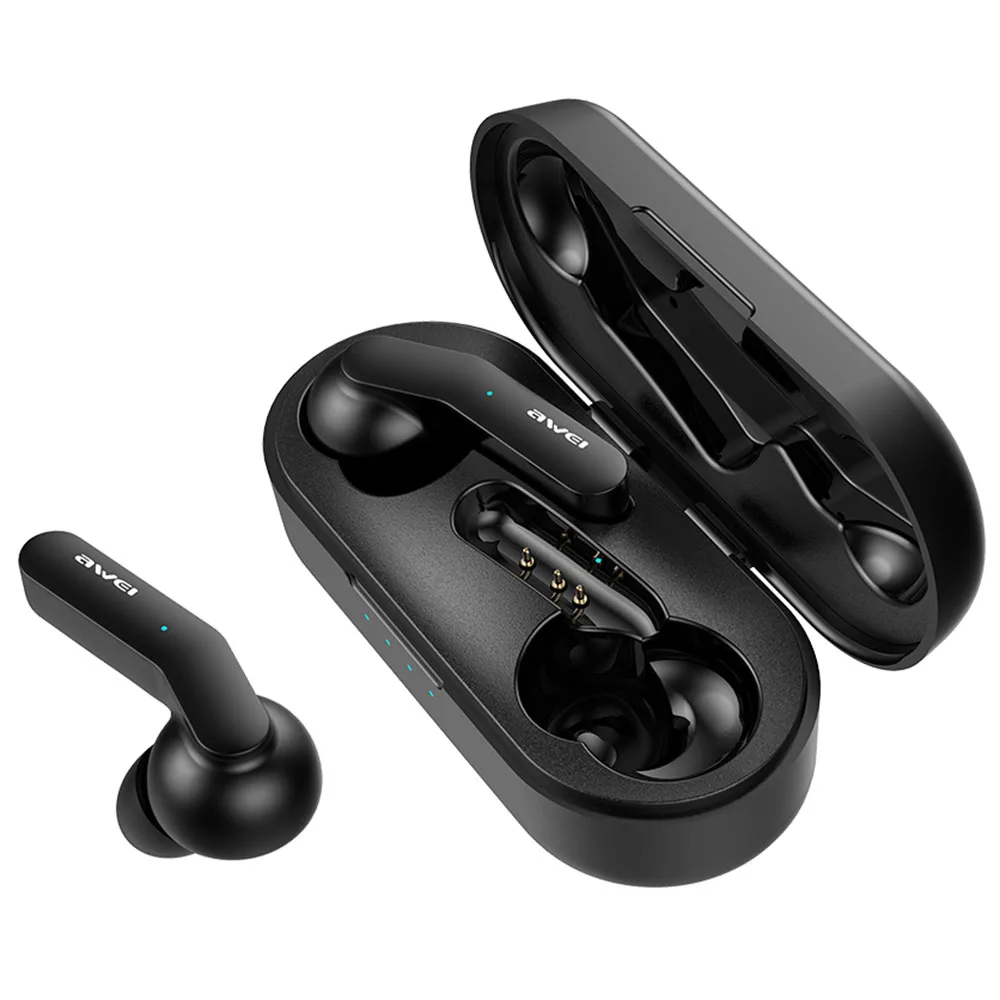 Awei T10C TWS наушники HiFi эффект комфортного ношения без потерь шумоподавление Bluetooth вкладыши Беспроводная зарядка наушники
