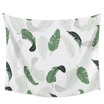 

Tropical Plant Palm Leaf Banana Leaf Green Summer Wall Tapestry Cover Beach Towel Picnic Yoga Mat Home Decoration