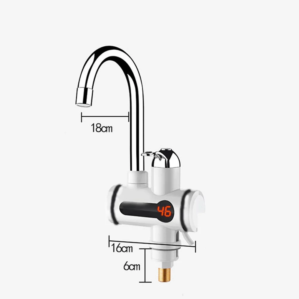 

3000W Electric faucet 220V Instant Cold Hot Water Tap Energy saving Plastic
