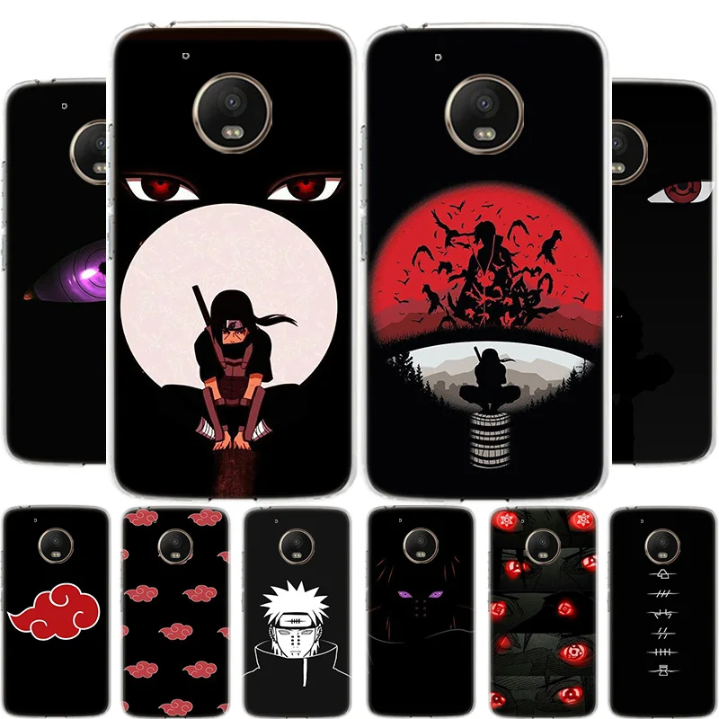 

Anime Naruto Itachi Phone Case For Motoralo Moto G8 G7 G6 G5 E6 E5 E4 S PLUS PLAY POWER OneMacro Cover Coque soft Silicone TPU