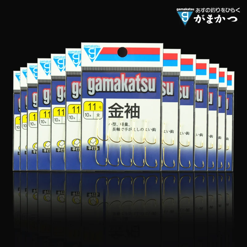 5 упаковок/партия Gamakatsu C1SD3 рыболовные крючки сома морские крючки Высокоуглеродистая сталь зазубренный крючок для рыбы золото Anzol De Pesca Wedkarstwo