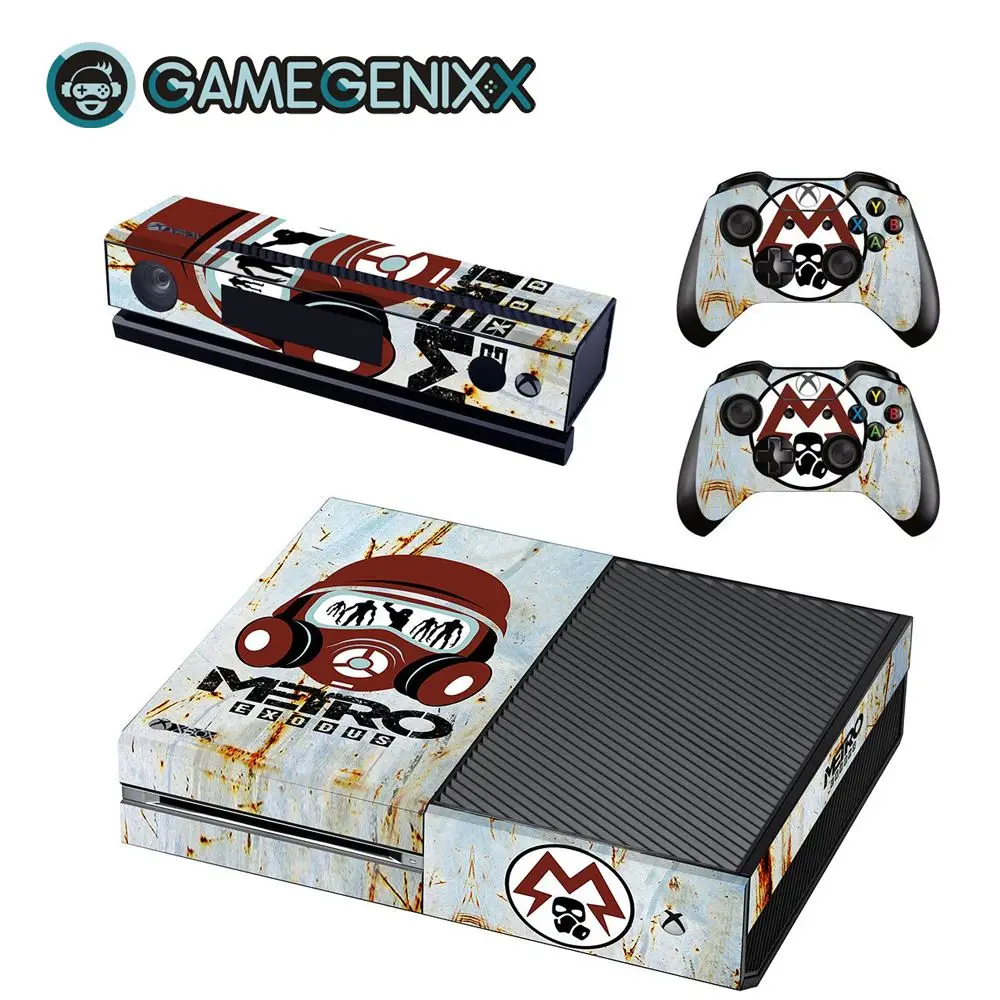 Защитная Наклейка GAMEGENIXX для Xbox one и 2 контроллеров-Metro
