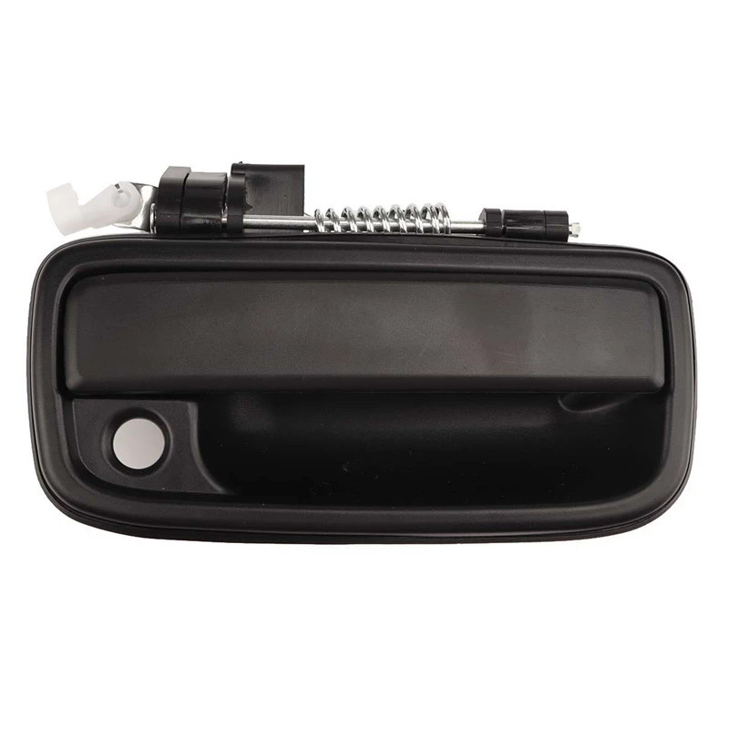 1 Pair Front Outside Door Handle Smooth Black for 95-04 Toyota Tacoma Pickup 69210-35070