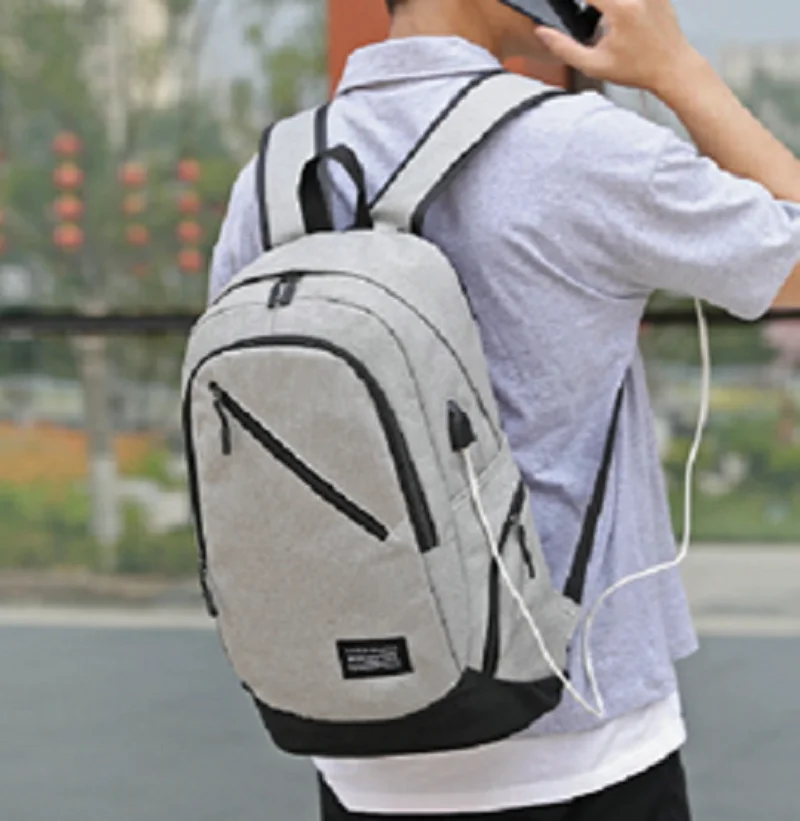 New business three piece backpack men's backpack student bag Computer Backpack Travel Bag Backpack large capacity Backpack