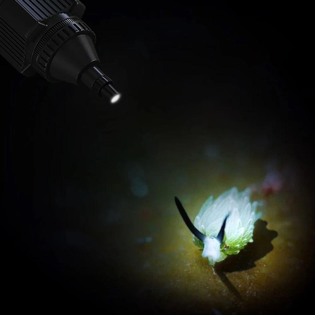 60m Waterproof Underwater Scuba Diving LED Video Light Sport Camera Diving Lamp Accessories