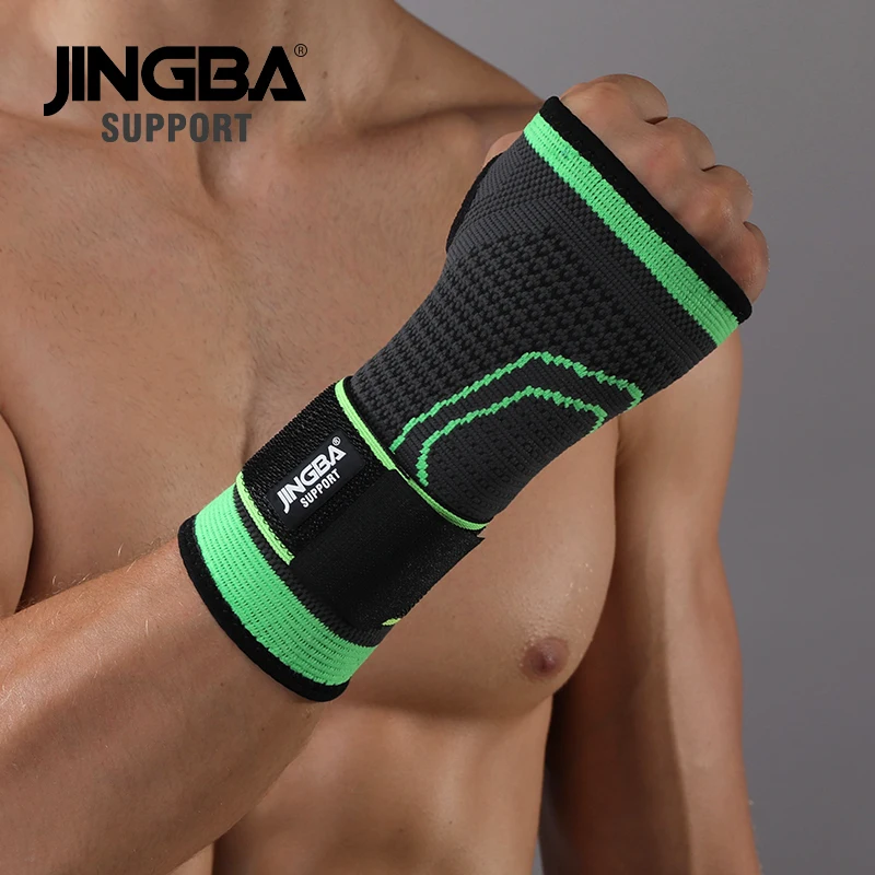 JINGBA поддержка 1 шт. нейлоновая Спортивная Защитная Экипировка для бокса кисть рук
