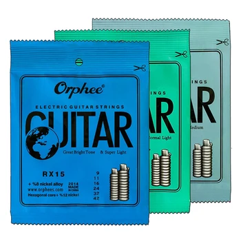 

Orphee 10 Set 6Pcs/Set Guitar String Nickel Alloy String Super Light Electric Guitar Strings