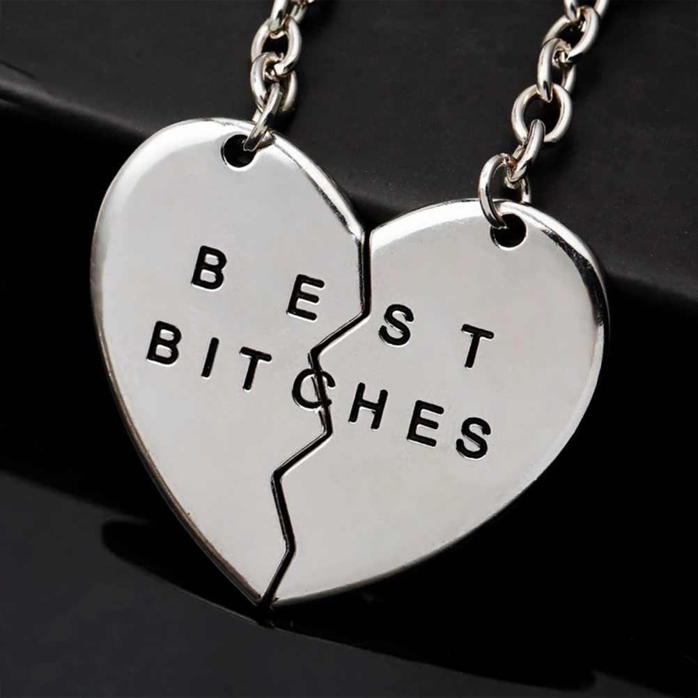 Best bitches. парные кулоны для сестер. тройные кулоны. Best bitches. кулоны дружбы.