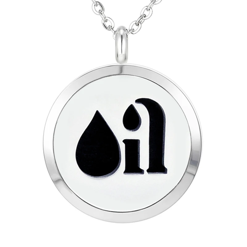 438 Essential Oil Diffuser Locket Pendant Necklace