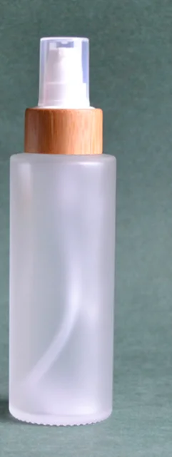 Lotion pump cap 10 шт., 100 мл, 120 мл, реагент, капельница для глаз, матовое стекло, ароматерапия, Пипетка для жидкости, бутылка, многоразовая, бамбуковые крышки для насоса, бутылки - Цвет: Lotion pump cap
