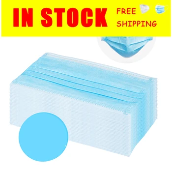 

Spot Disposable Mask With Three Layers Of Thickened Fused Spray Cloth, Dust Proof, Ventilating And Filtering Face Mask