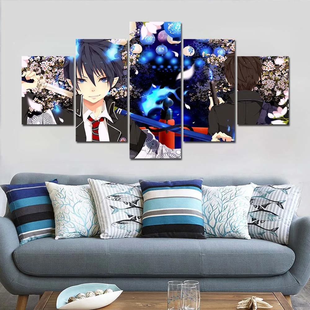 

Wall Art Young Exorcist Posters Home Decor Modular Warrior Anime Living Room Canvas HD Print Painting Pictures No Frame