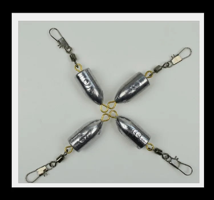 

Shuanghuan Bullet Sinker with Fishing Rod through Sinker Rockies Pole Fish Pendant Fishing Gear Sinker Sea Counter Weight Pendan