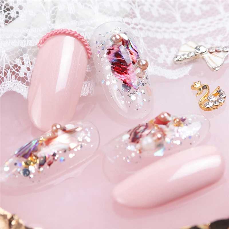 Abalone ракушки нестандартные украшения для дизайна ногтей накладные ногти