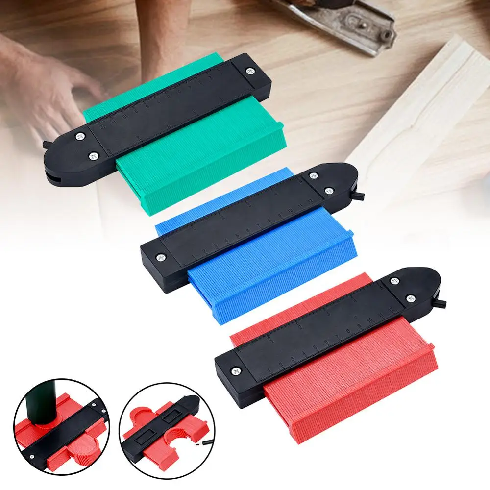 

Contour Gauge Duplicator Outline Gauge with Locking Mechanism Profile Gauge Irregular Shape Copy Template Tool