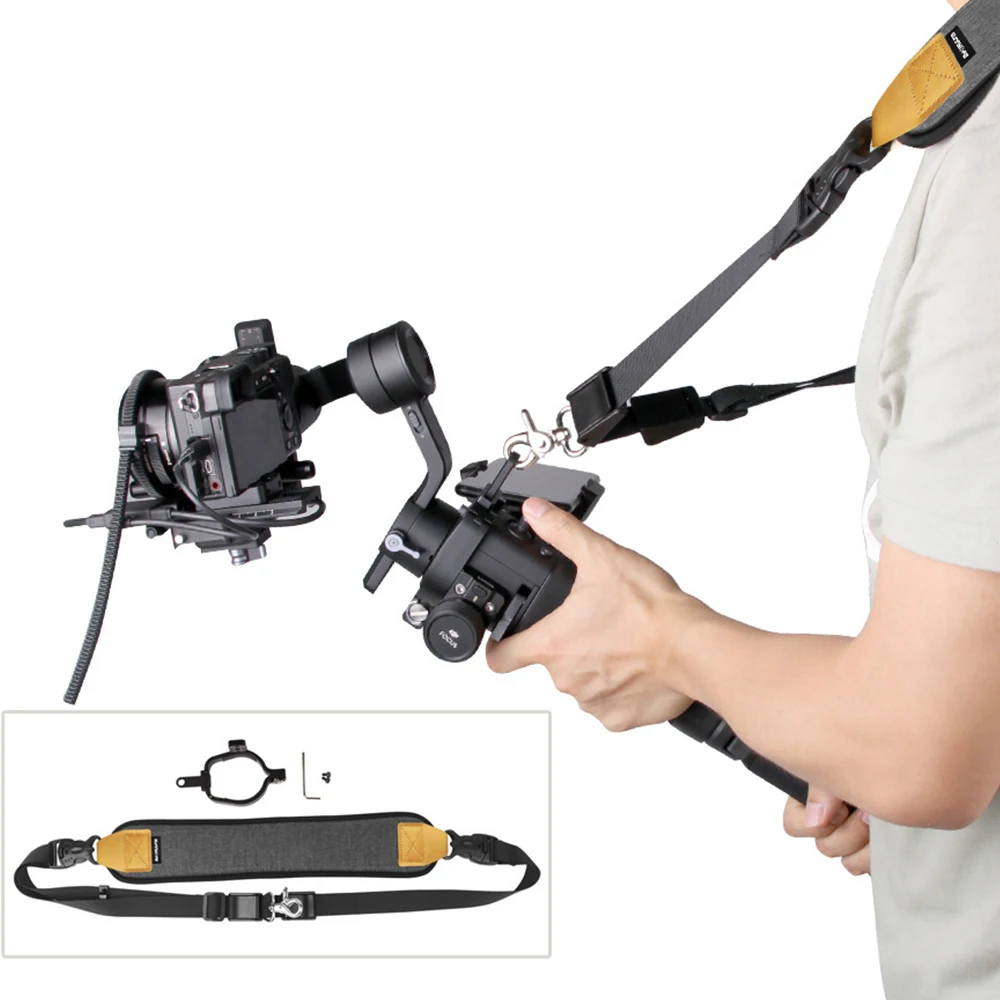 Для DJI Ronin SC нейлоновый ремешок на плечо веревка висячая Пряжка фиксированное кольцо слинг застежка с винтом ручной карданный держатель аксессуары