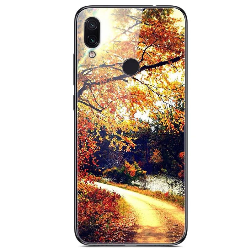 Dành Cho Xiaomi Redmi Note 7 Case Kính Cường Lực Tranh Ốp Lưng Cho Xiaomi Redmi Note7 6.3 "Fundas Coque Redmi NOTE 7 PRO Túi phone cases for xiaomi Cases For Xiaomi