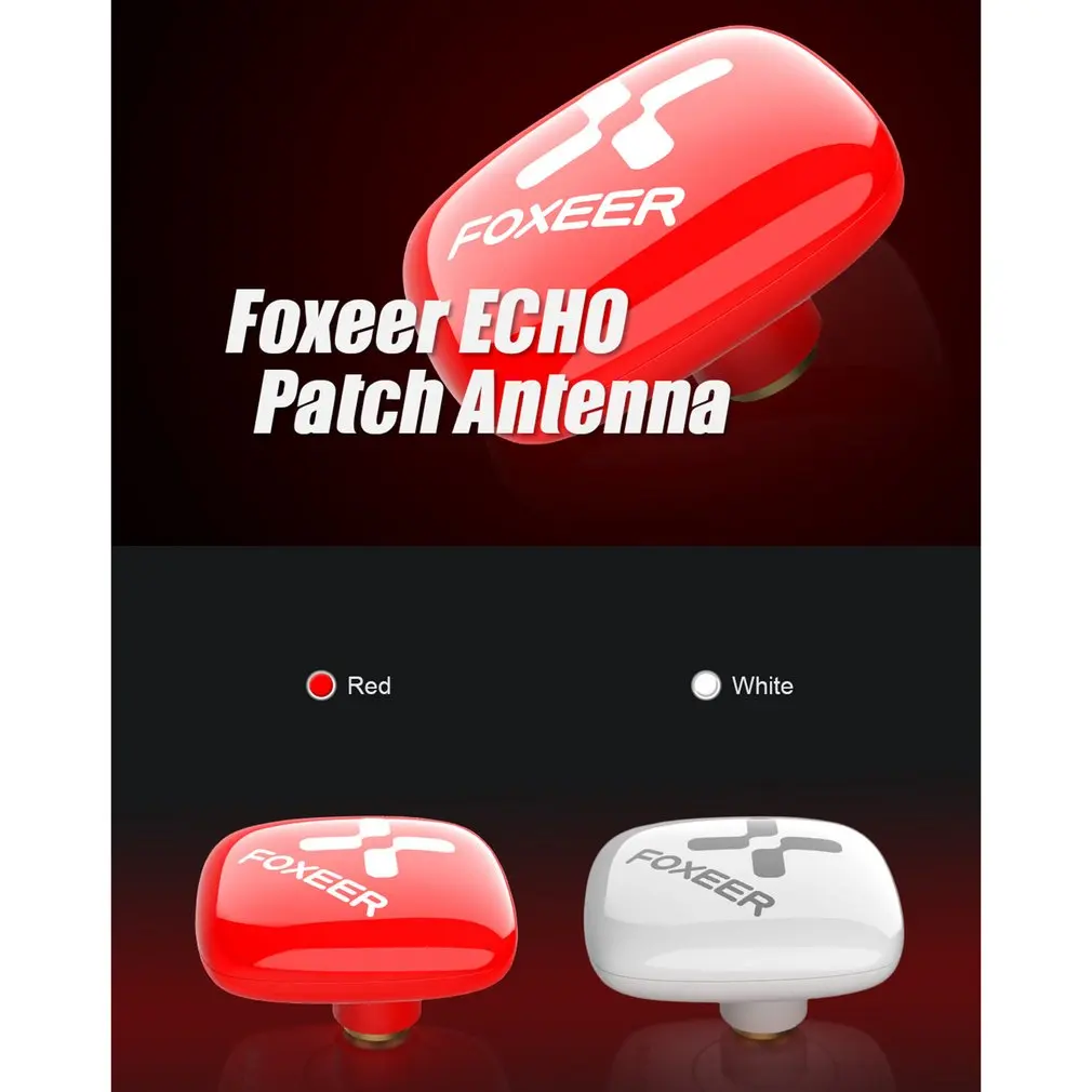 Foxeer эхо патч 8DBi RHCP FPV маленькая антенна SMA папа для RC FPV гоночный Дрон Qudcopter самолет БПЛА запчасти