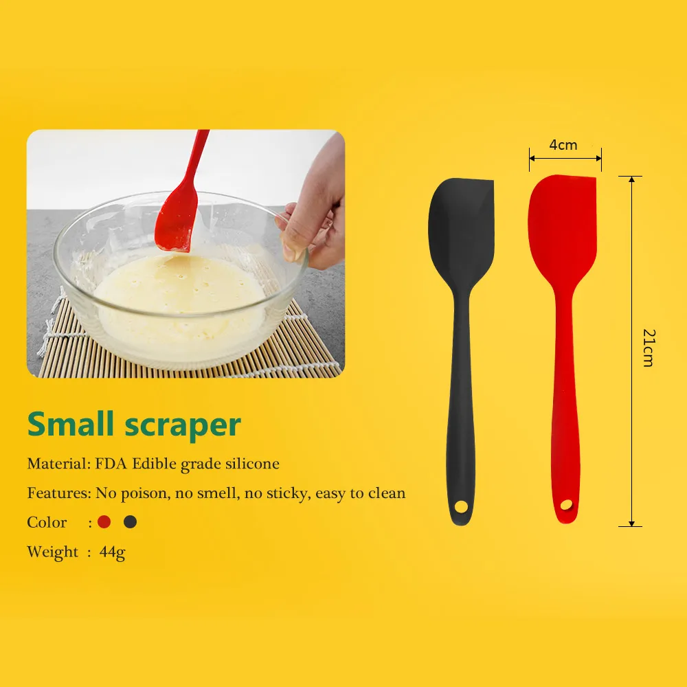 Food Grade Material High Temperature Resistance Multifunction Silicone Cookware Gadget 10 Piece Set Kitchen Kitchenware