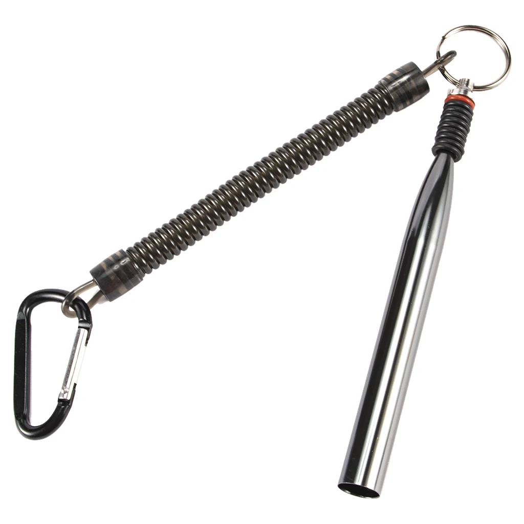 Aluminium Alloy Wacky Rig Tool with Coiled Lanyard and Clip Tackle