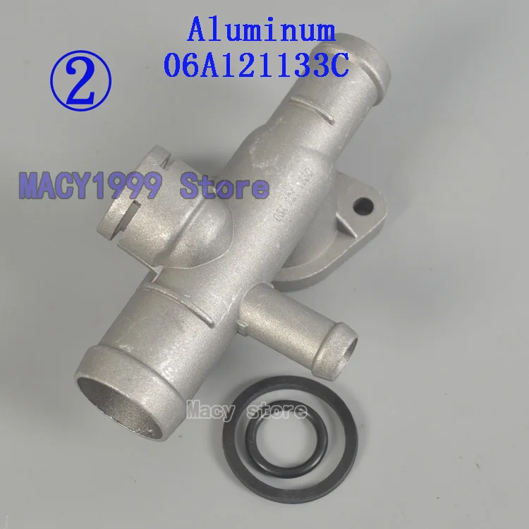 Coolant Hose Connector Aluminium alloy Supercharger Pipe Fit For Golf MK4 Bettle A3 S3 TT Seat Leon 1.6 1.8T