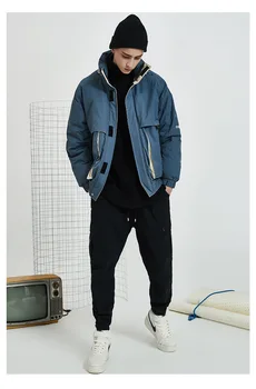 

SD954Q-New fashionable men's down jacket in winter leisure outdoor thickened couple loose coat