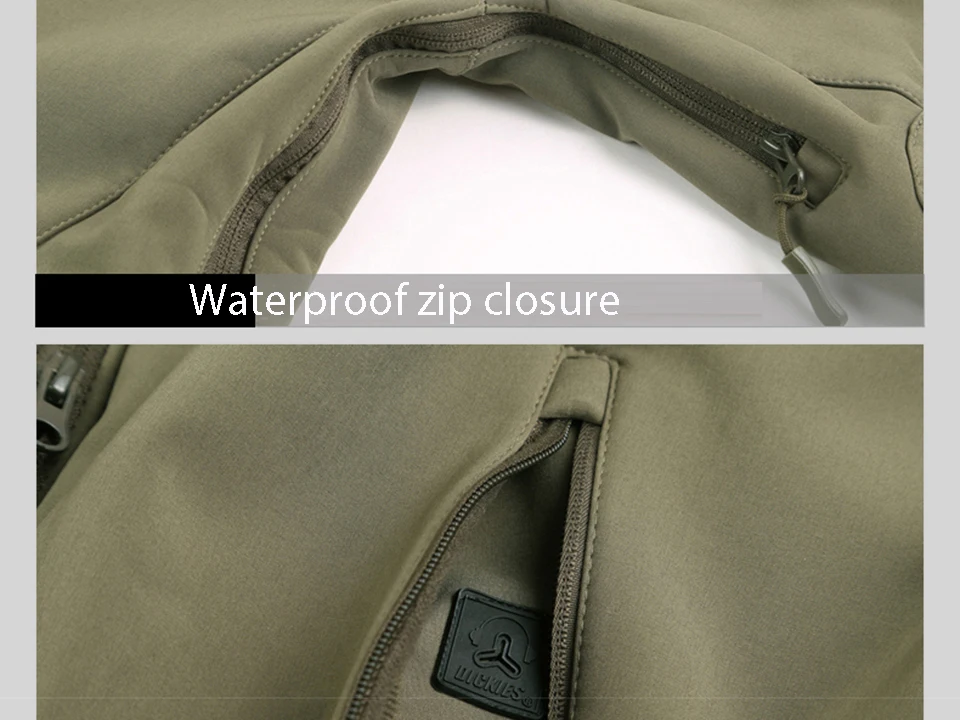 Camouflage Coat Shark Skin Softshell Military Tactical Jacket Men Waterproof Coat Camouflage Jacket Hooded Army Camo Clothing