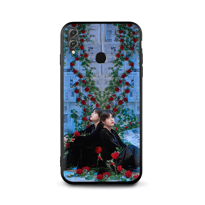 B5 Корейский KPOP хип-хоп V Kim Tae-hyung TPU Мягкий силиконовый чехол для huawei Honor 8 9 10 Lite 6A 7A 7X 8X 8C 9X Pro view 20 Pro - Цвет: B5