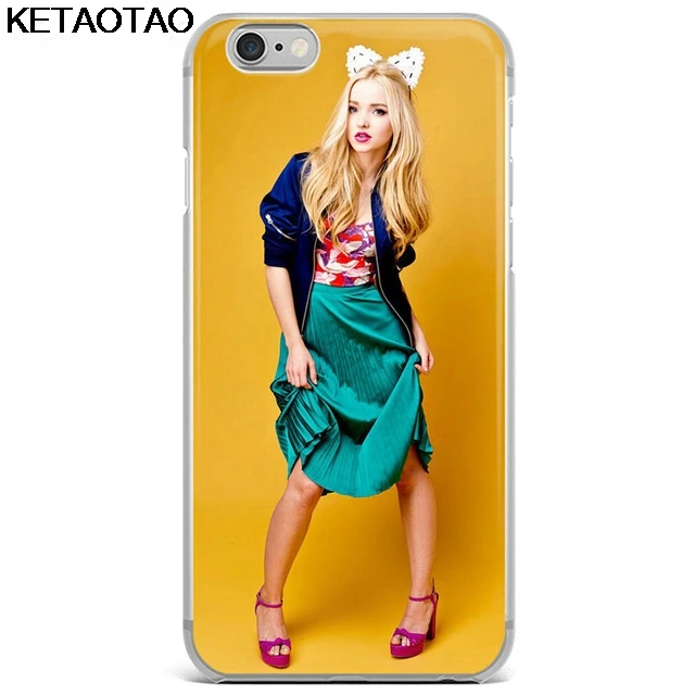 KETAOTAO Dove Cameron чехол для телефона s для iPhone 4S SE 5C 5S 6S 7 8 Plus X XS XR 11 Pro Чехол кристально чистый мягкий TPU чехол s - Цвет: Синий